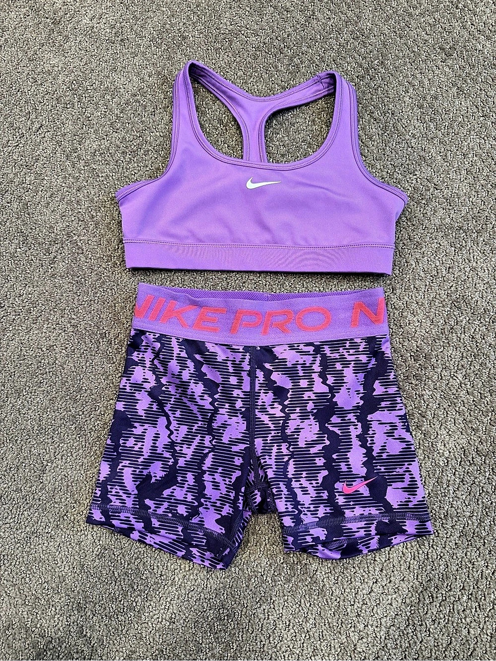 Nike Pro Athletic Shorts Set